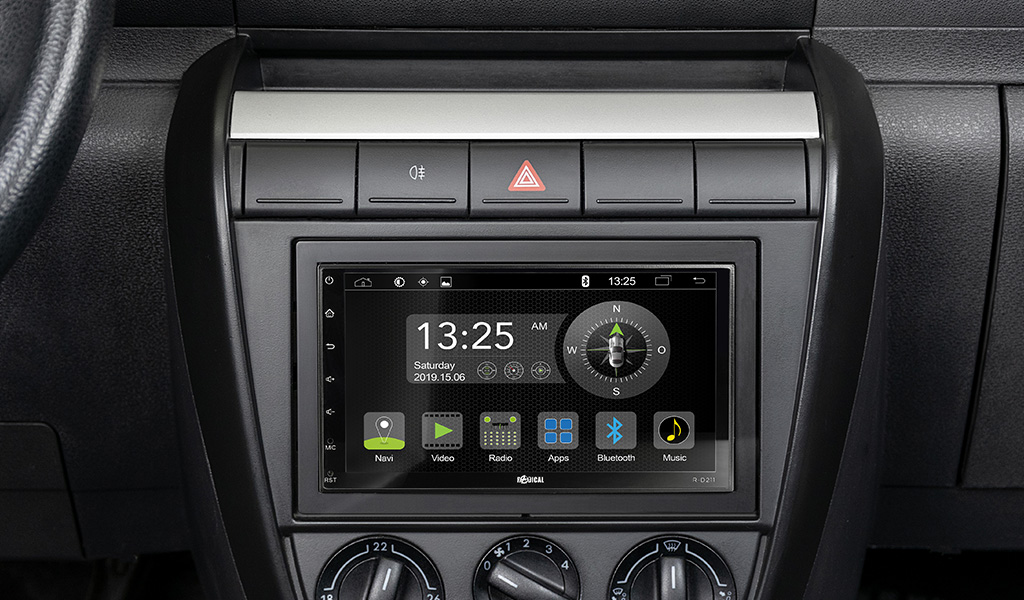 RADICAL R-D211 DAB+ Infotainer + R-D003 Montageset Audi A3 Vollaktiv (8P/8PA 2003>2008) Setpreis