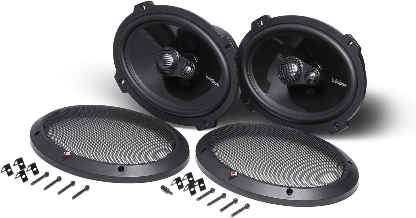 Rockford Fosgate T1693 oval 6x9" 3-Wege Koaxial Lautsprecher 200 Watt - 1 Paar