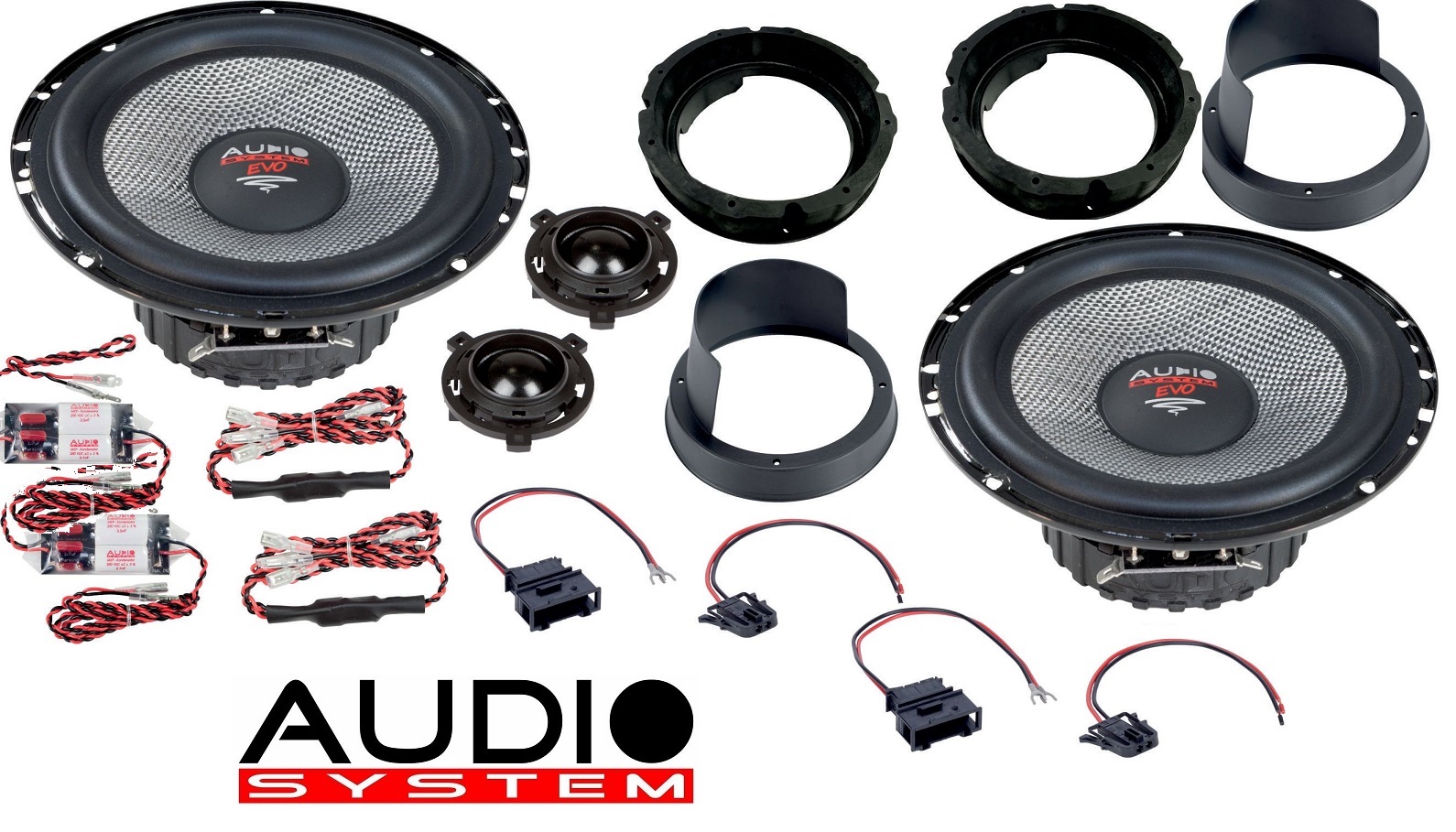 Audio System XFIT VW GOLF 6 EVO 2 lautsprecher 165 mm 2-Wege GOLF 6 Compo System 