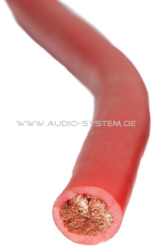 Audio System Z-PC 10 R HIGH-Performance Kupfer Stromkabel 10 mm² Länge: 25m / Rolle