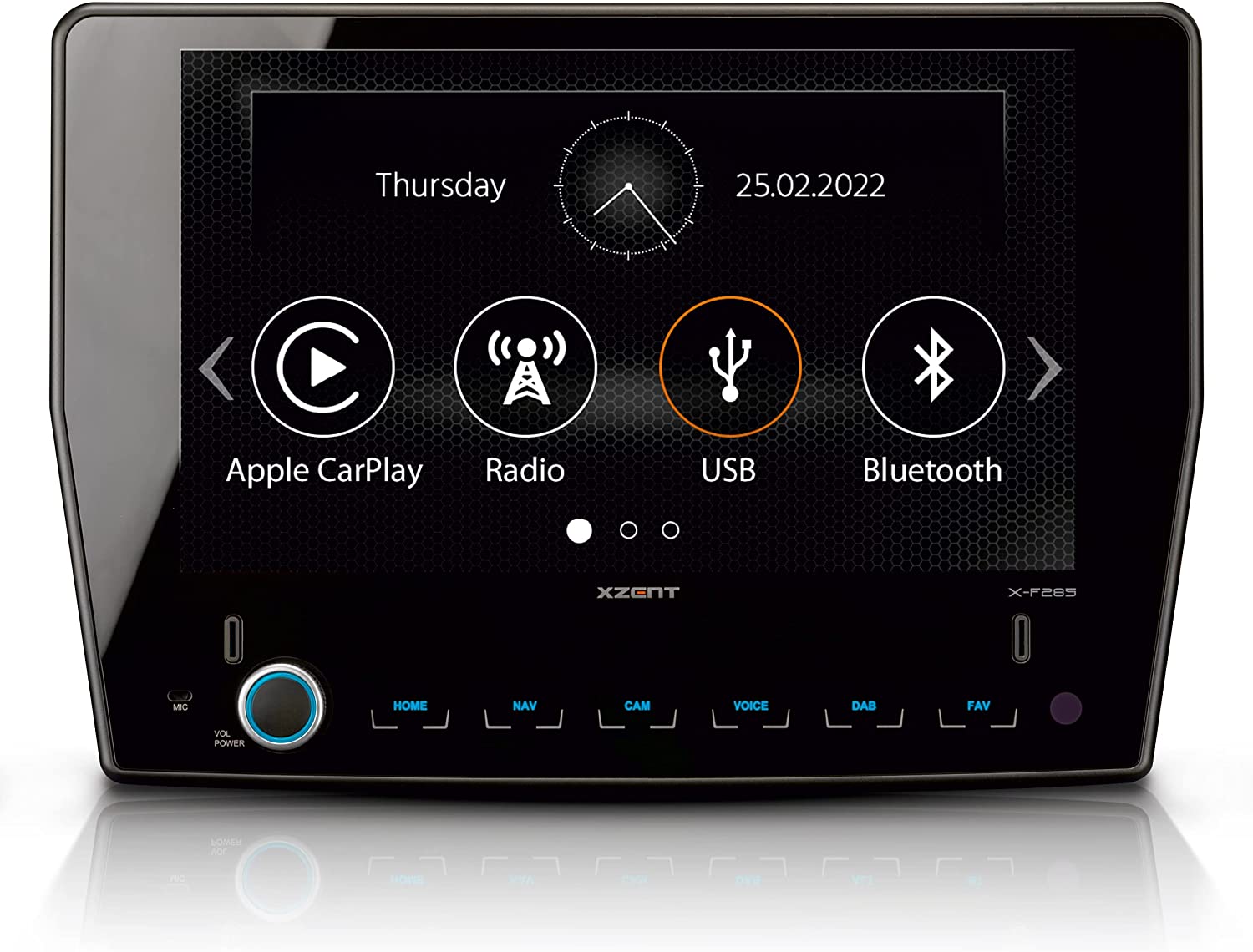 XZENT X-F285 Autoradio, Navigation für Ford Transit Reisemobil Festeinbau Navi 