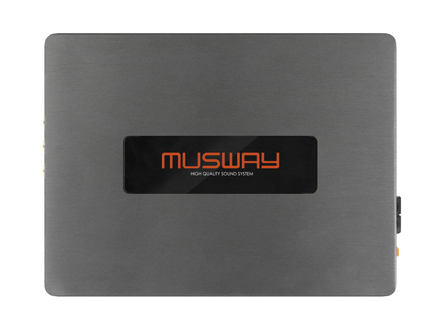 MUSWAY M4+v3 DSP-AMP 4-KANAL CLASS D VERSTÄRKER mit 8-KANAL DSP 540 WATT RMS