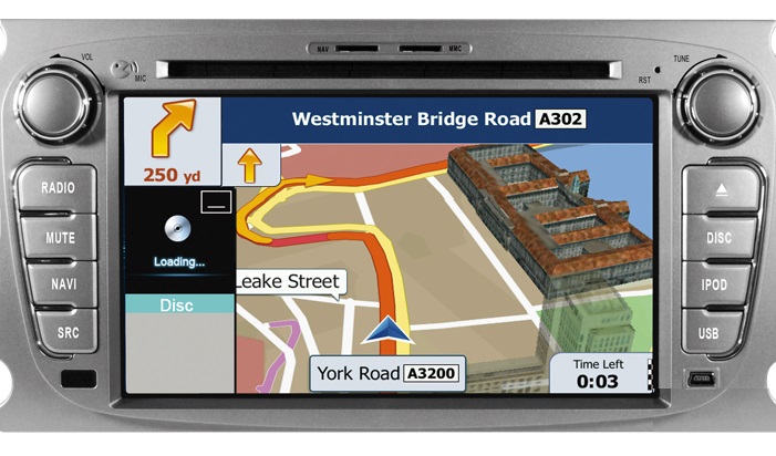 Dynavin DVN-FOs Multimedia Navigation N7 Plattform für Ford Mondeo BA7,Ford Galaxy WA6,Ford Focus DB3,Ford S-MAX WA6 inkl. Navigationssoftware iGo Primo 