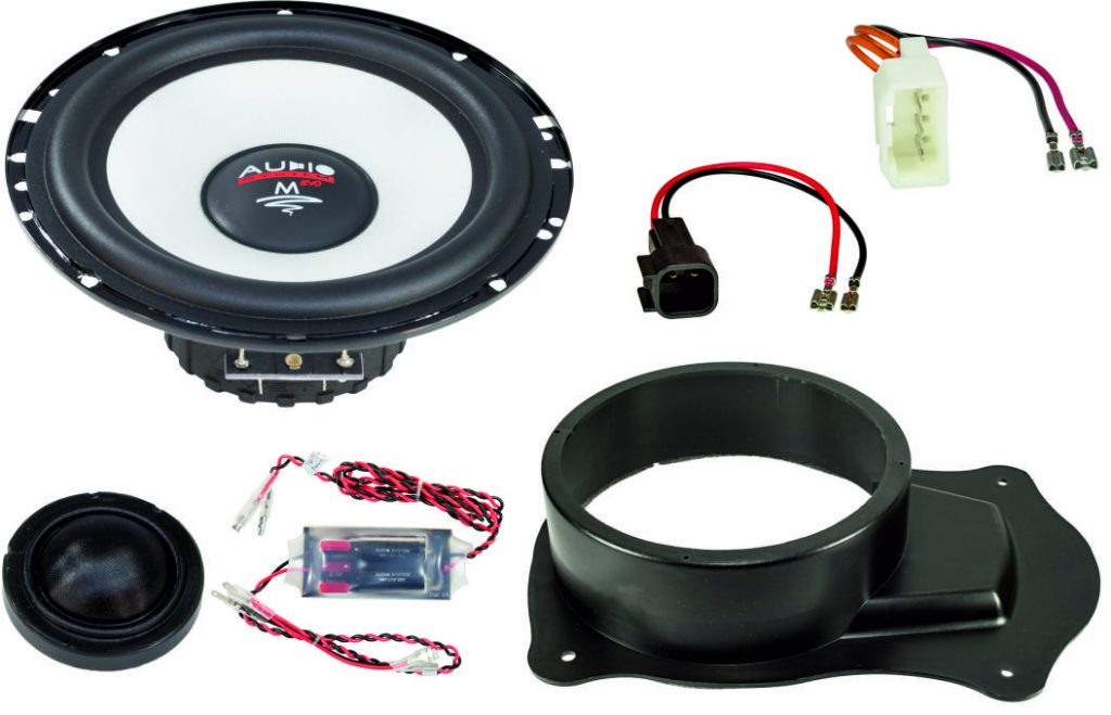 Audio System MFIT FORD TRANSIT 6 CUSTOM EVO2 16,5 cm (6.5") 2-Wege Kompo Lautsprecher Set kompatibel mit FORD TRANSIT 6 CUSTOM 2012 ->
