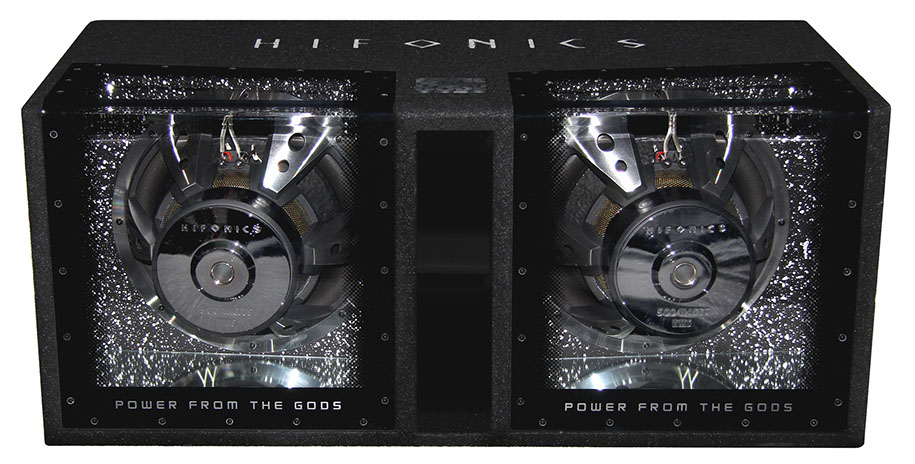 HIFONICS ZRX-12DUAL Dual-Bandpass Subwoofer 4 + 4 Ω Leistung 1.000 W RMS / 2.000 W max