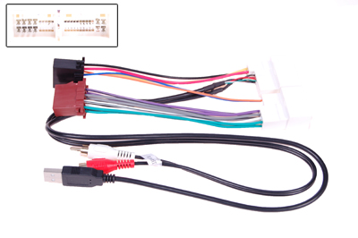 RTA 004.443-0 Vehicle-specific adapter cable