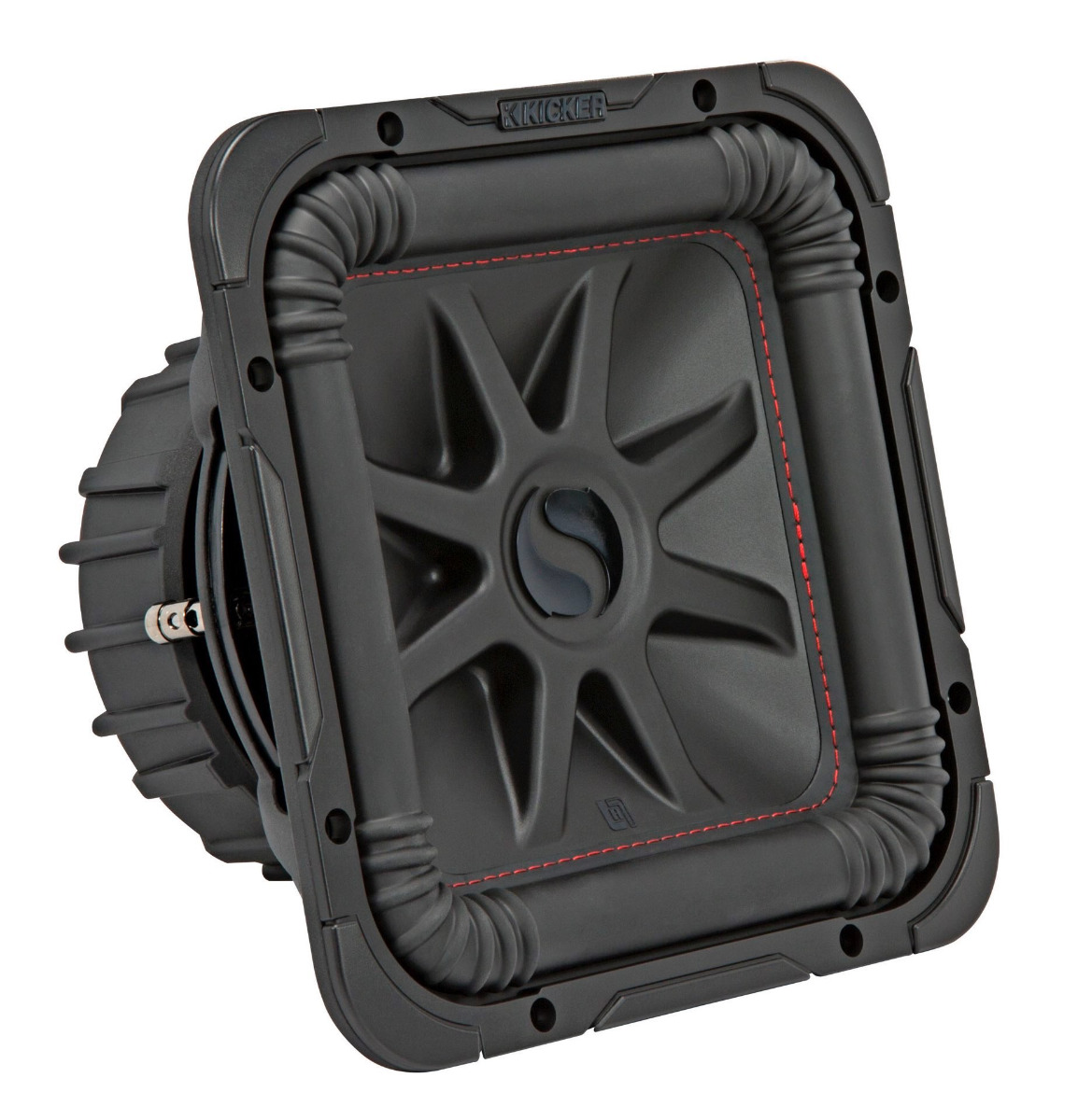 KICKER L7R104 10" Solobaric L7 Woofer 10” (25 cm) Square-Subwoofer 1000 Watt