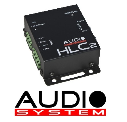 2 système de canaux audio HLC2 High-Low + adaptateur à distance HLC 2 