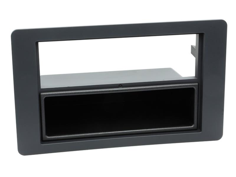 ACV 281270-02 2-DIN plaque de planche de bord avec poche Saab 9.5 2005> noir