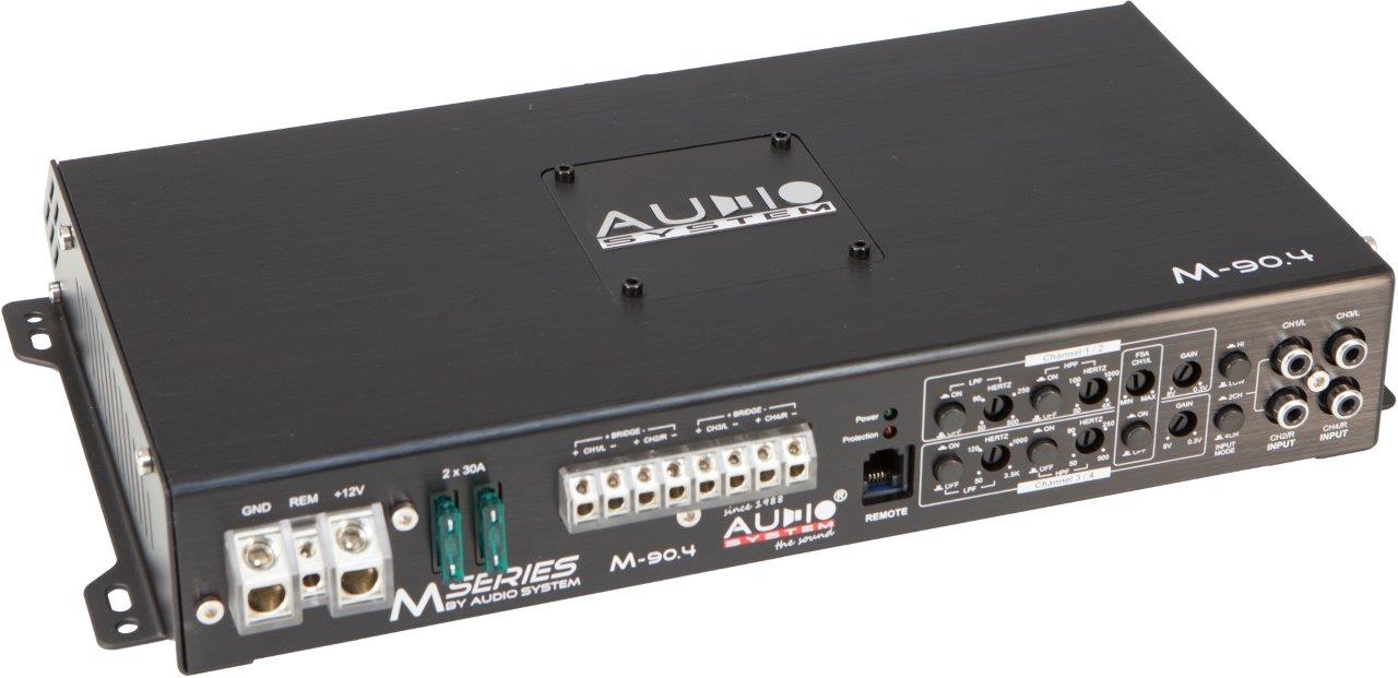 Audio System M-90.4 4-Kanal Endstufe Verstärker Amplifier 640 Watt RMS