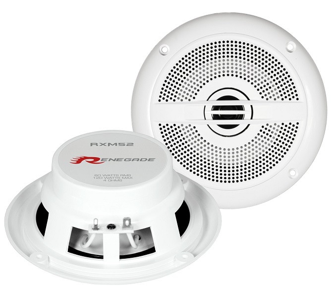 Renegade RXM52 MARINE & OUTDOOR Speakers Coaxial Speakers RXM-52 