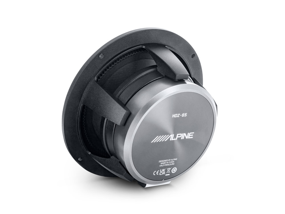 Alpine HDZ-65 16,5 cm (6,5-Zoll) 2-Wege Koaxial Lautsprecher System 100 Watt RMS