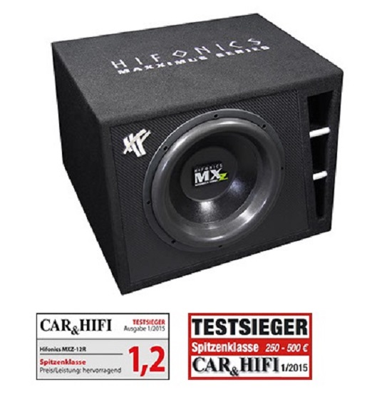 HIFONICS MXZ-12R Bassreflex Gehäuse-Sub Maxximus Z-Serie Bassreflexbox 30 cm MXZ12R