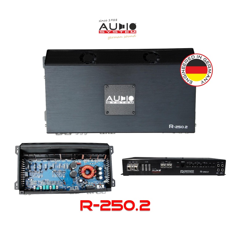AUDIO SYSTEM R-250.2 2-Kanal analoger Class A/B Verstärker 820 Watt RMS 