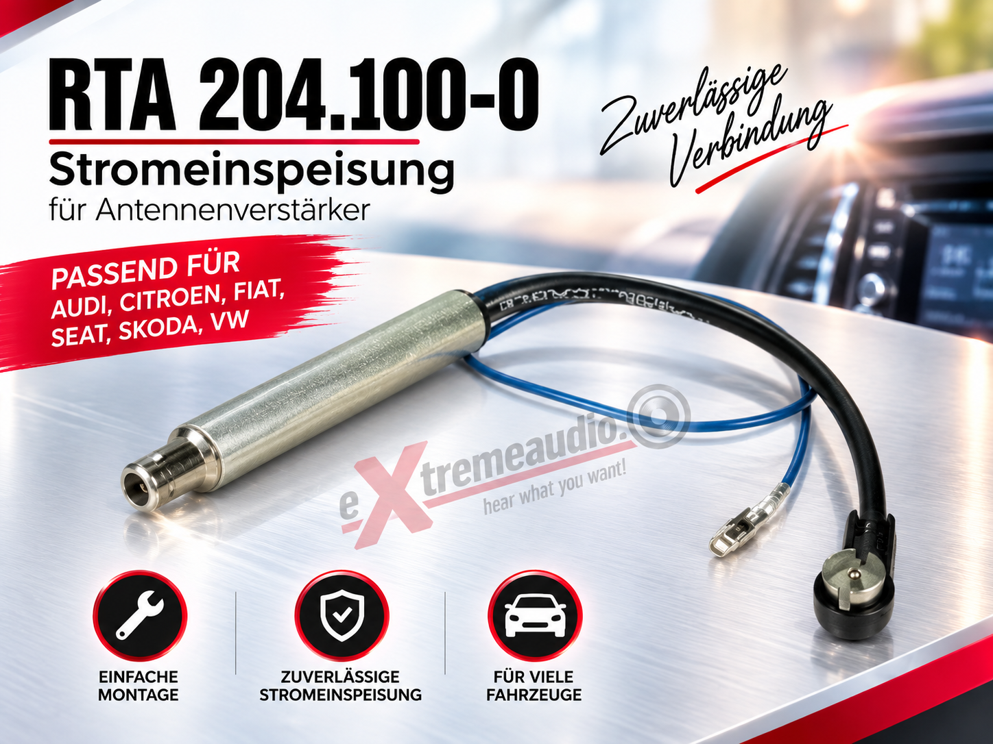 RTA 204.100-0 Alimentazione per antenna amplificatore