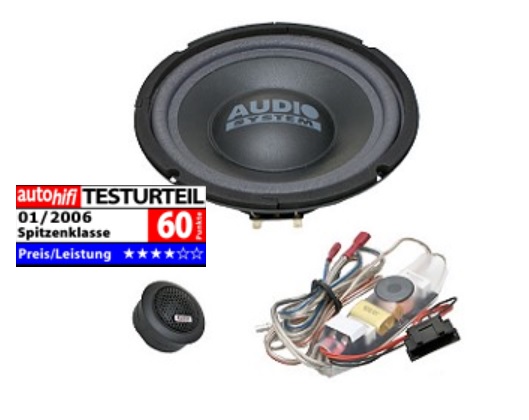 Audio System X 200 T5 X-Series sistema frontale a 2 vie speciale per VW Bus T5, Touran