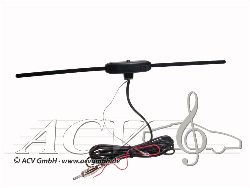 151000-04 „Double Amplified“ Universal Glasklebeantenne