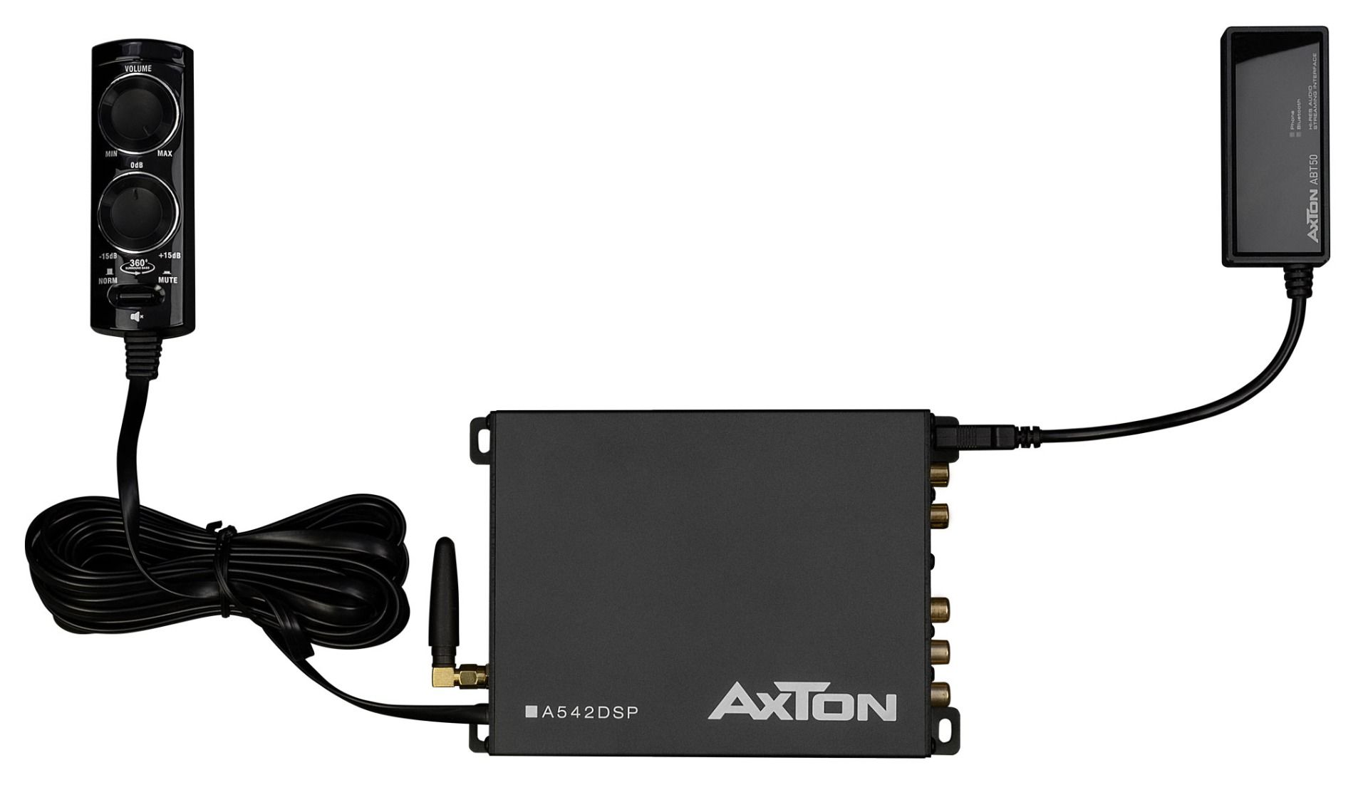 Axton A542DSP DSP Verstärker Set mit passendem Plug & Play Adapter für Ihr Auto Alfa, Audi, BMW, Citroen, Dacia, Fiat, Ford, Honda, Hyundai, Kia, Mazda, Mercedes, Mini, Mitsubishi, Nissan,  Opel, Peugeot, Renault, Seat, Skoda, Toyota, VW usw.  