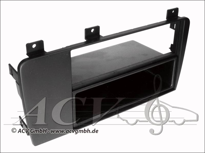 Radioblende Volvo V70 / S60 / XC70 Doppio ISO nero 