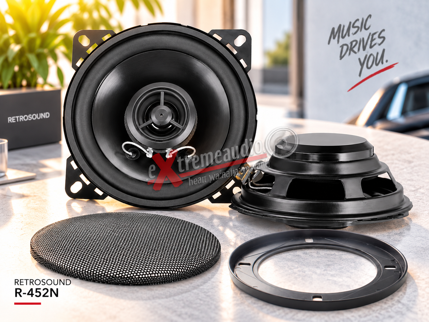 Ampire RETRO R-452N SOUND Président de 4,5 ", 114 mm (la paire) 