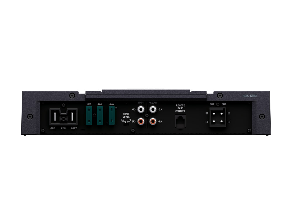 Alpine HDA-M80 Digitaler Mono 1-Kanal Status Verstärker 800 Watt RMS