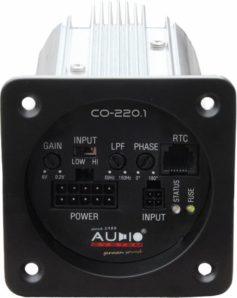 Audio System SUBFRAME M10 EVO ACTIVE 220 EVO Reserverad aktiv Subwoofer 250 Watt Bassgehäuse Bassreflexgehäuse mit M10 EVO + Verstärker + CO-220.1