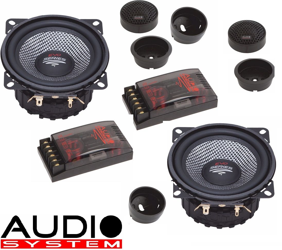 Audio System R 100 EVO 2 Lautsprecher 10cm 2-Wege HIGH EFFICIENT Compo System