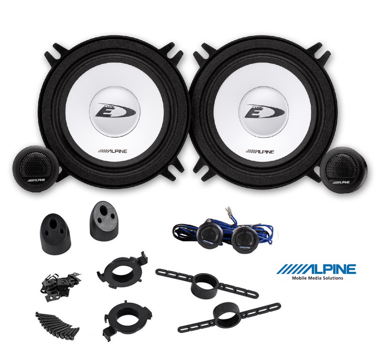 Alpine SXE-1350S 13 cm (5,25-Zoll) 2-Wege Lautsprechersystem Komponentensystem 250 Watt