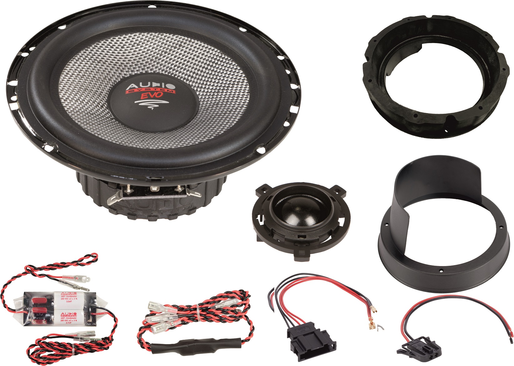 Audio System XFIT VW T6.1 EVO 2 Lautsprecher für VW T6 2-Wege Front System 16,5cm