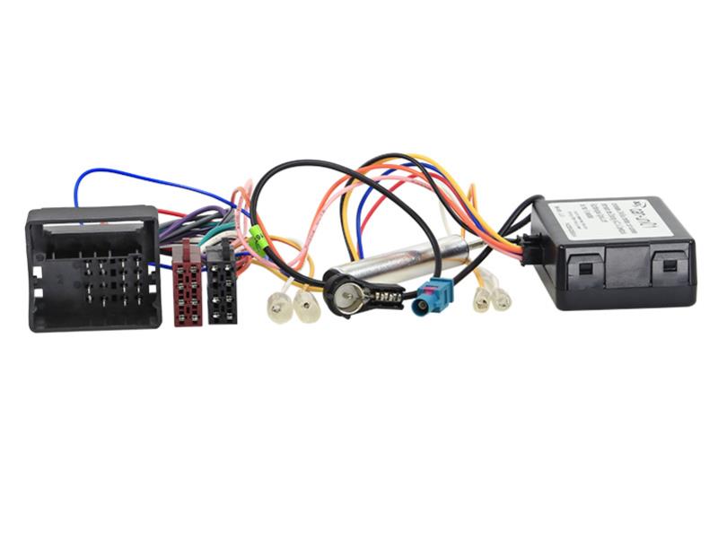 Façade D'autoradio ACV 1041-46-15 - Compatible Citroën/Peugeot, Bus CAN, Connecteurs ISO Et Antenne DIN