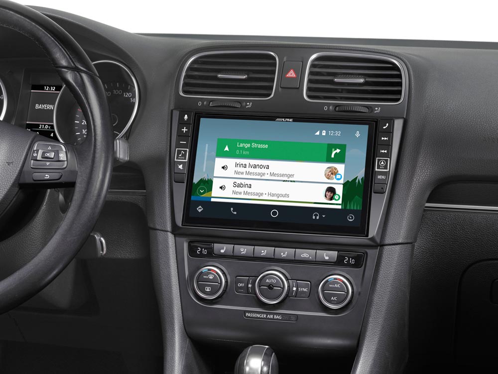 Alpine X903D-G6 9-Zoll Premium-Infotainment-System für Volkswagen VW Golf 6 VI (5K) mit Navigationssystem, Apple CarPlay und Android Auto Unterstützung