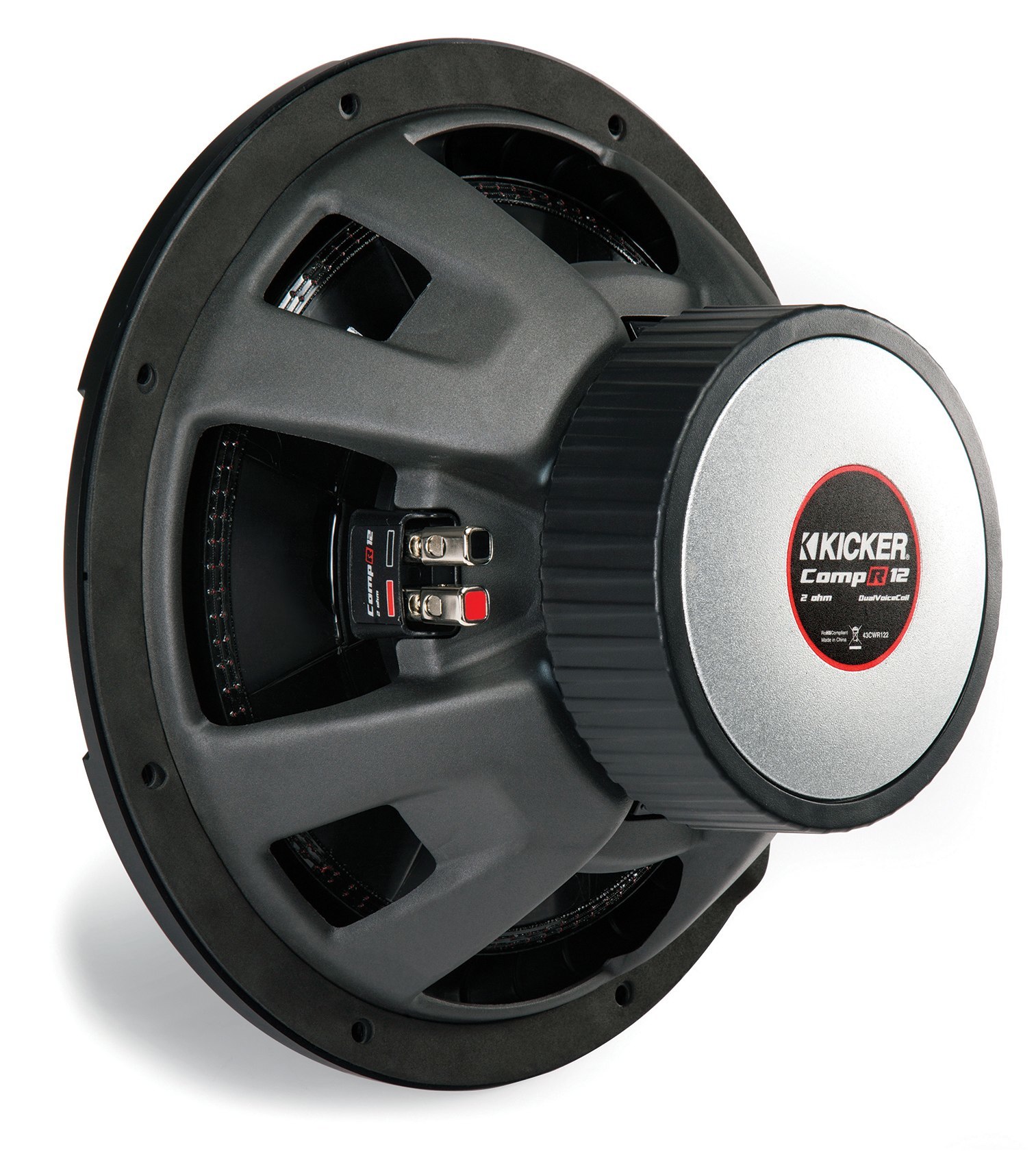 KICKER CWR124-43 Subwoofer 30cm 12" Woofer CompR124 1000 Watt