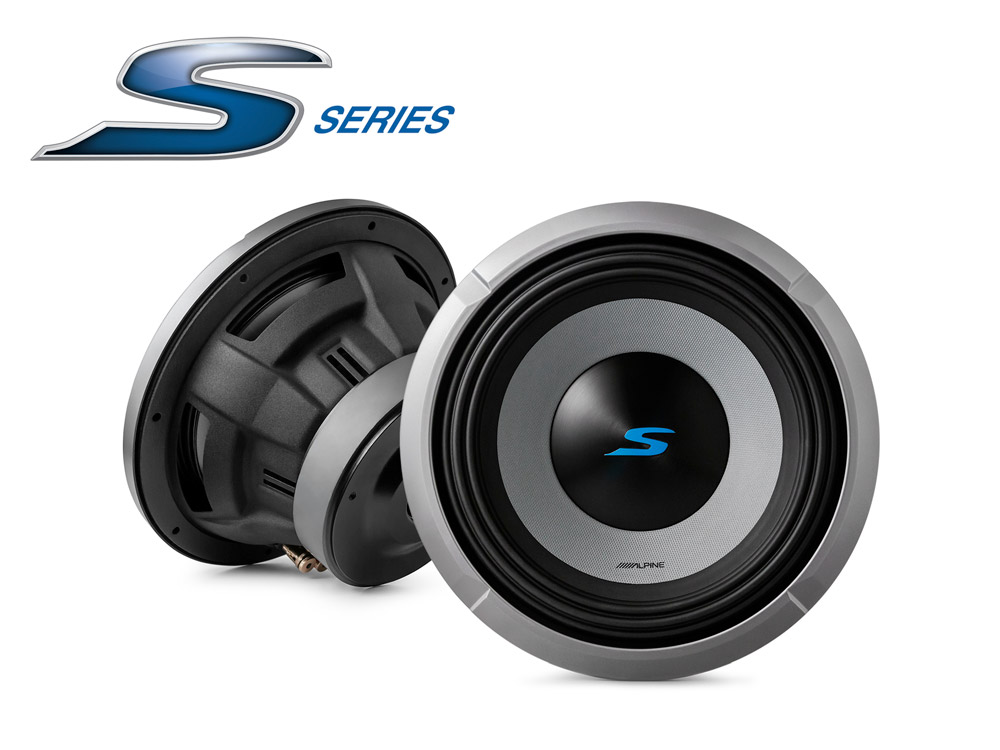 Alpine S2-W10D2 Subwoofer 25cm (10”) 2 Ohm Doppelschwingspule, 1800 Watt Woofer (10-Zoll)