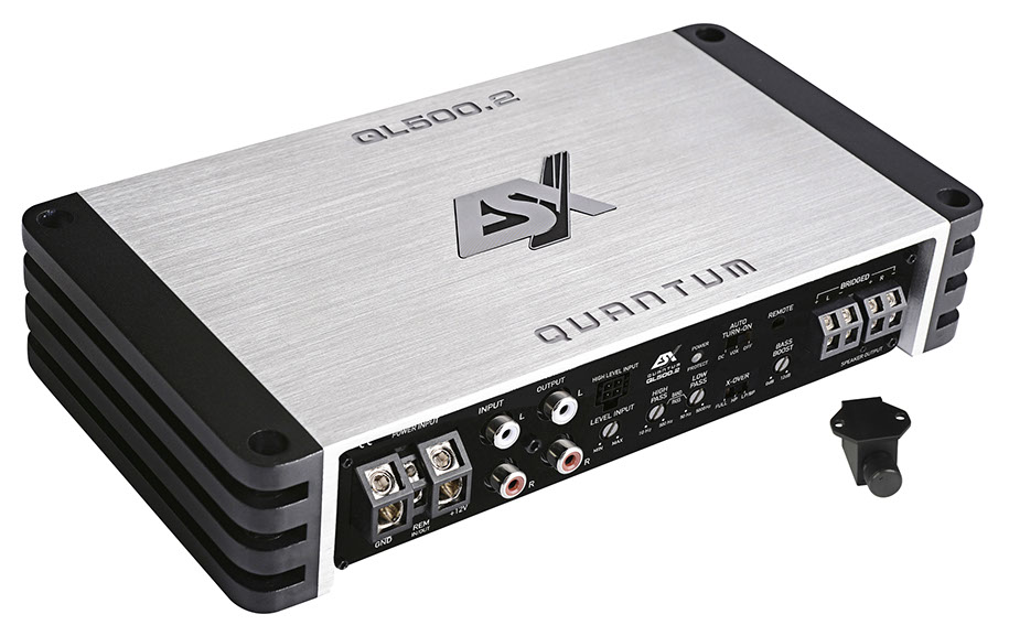 ESX QL500.2 QUANTUM Digital 2CH AMP 2-Kanal Class D Digital Verstärker 500 Watt RMS