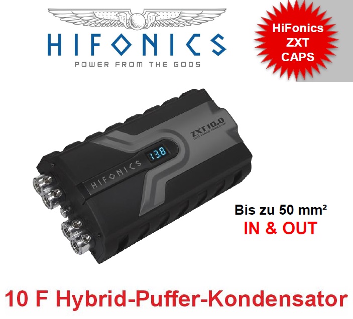 Hifonics ZXT10.0 Powercap 10 Farad Hybrid-Pufferkondensator