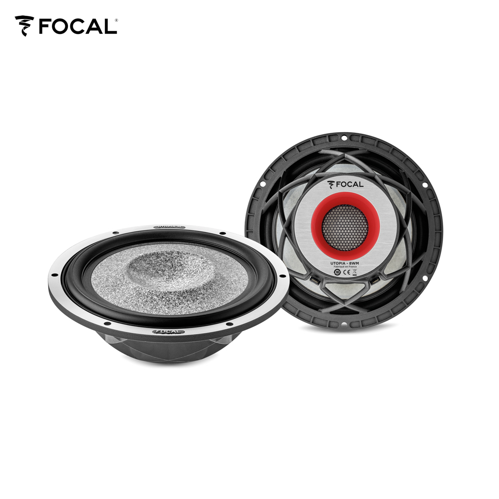 FOCAL 8WM Bass Lautsprecher UTOPIA M-Serie, 20cm (8") Mitteltöner, Tieftöner, Woofer 200 Watt (1 Stück)