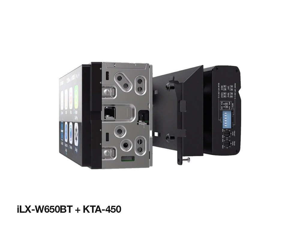 Alpine KTA-450 4-Kanal Verstärker (Head Unit Power Pack) 4-Kanal Digital-Verstärker 