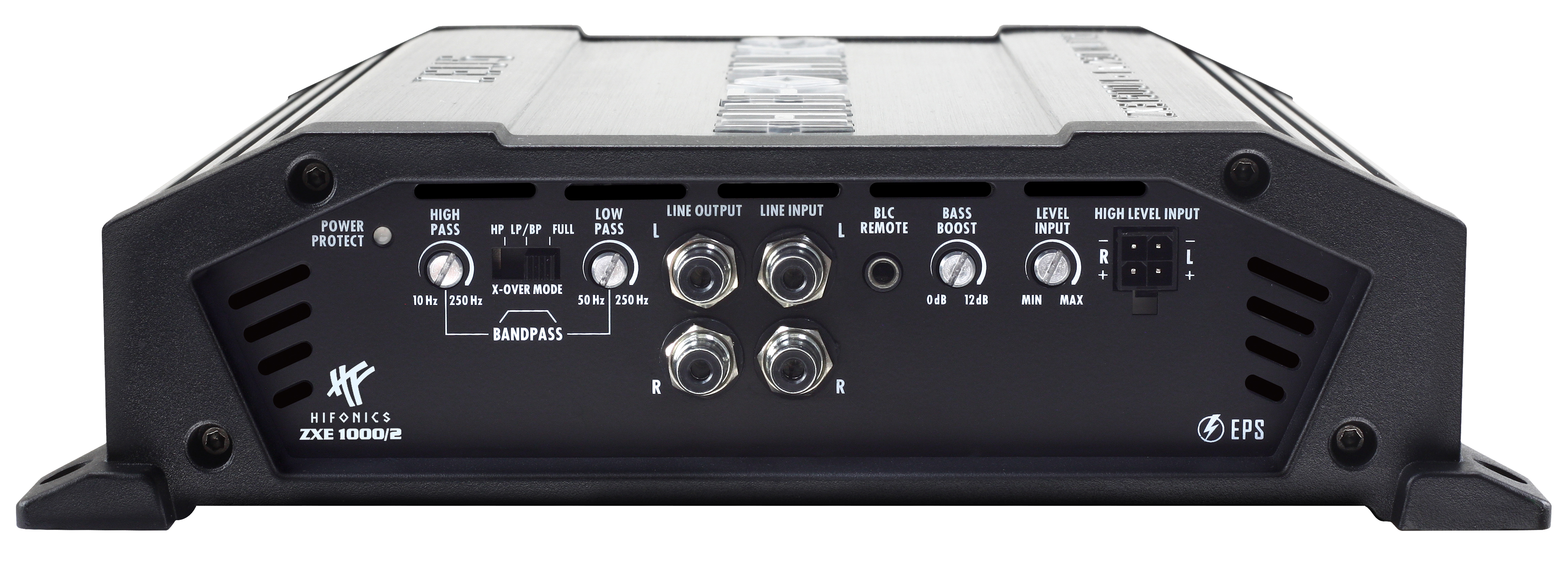Hifonics ZXE 1000/2 2-Kanal Class-AB Verstärker 1000 Watt RMS inkl. Bass-Remote