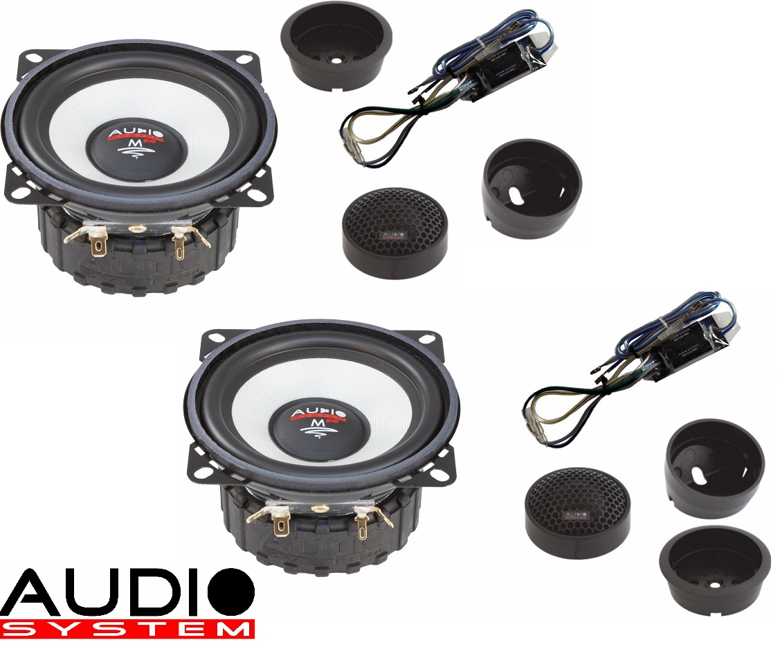 Audio System M SERIES EVO Komplett-Set M100 EVO : Verstärker + Subwoofer 10" + Lautsprecher