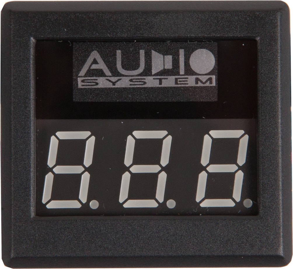 Audio System DVM12 Digitaler Voltmeter mit roter Beleuchtung