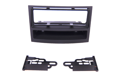 RTA 000.452-0 1 - DIN mounting frame, matte black ABS version