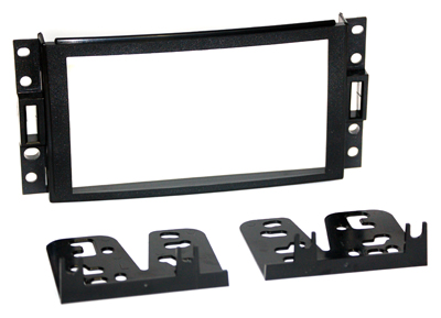 RTA 002.486-0 Double DIN Cadre de montage en ABS noir