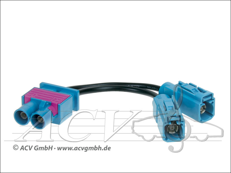 ACV 1524-22 Audi / VW 2x Fakra (Z) mit Phantomeinspeisung und Di