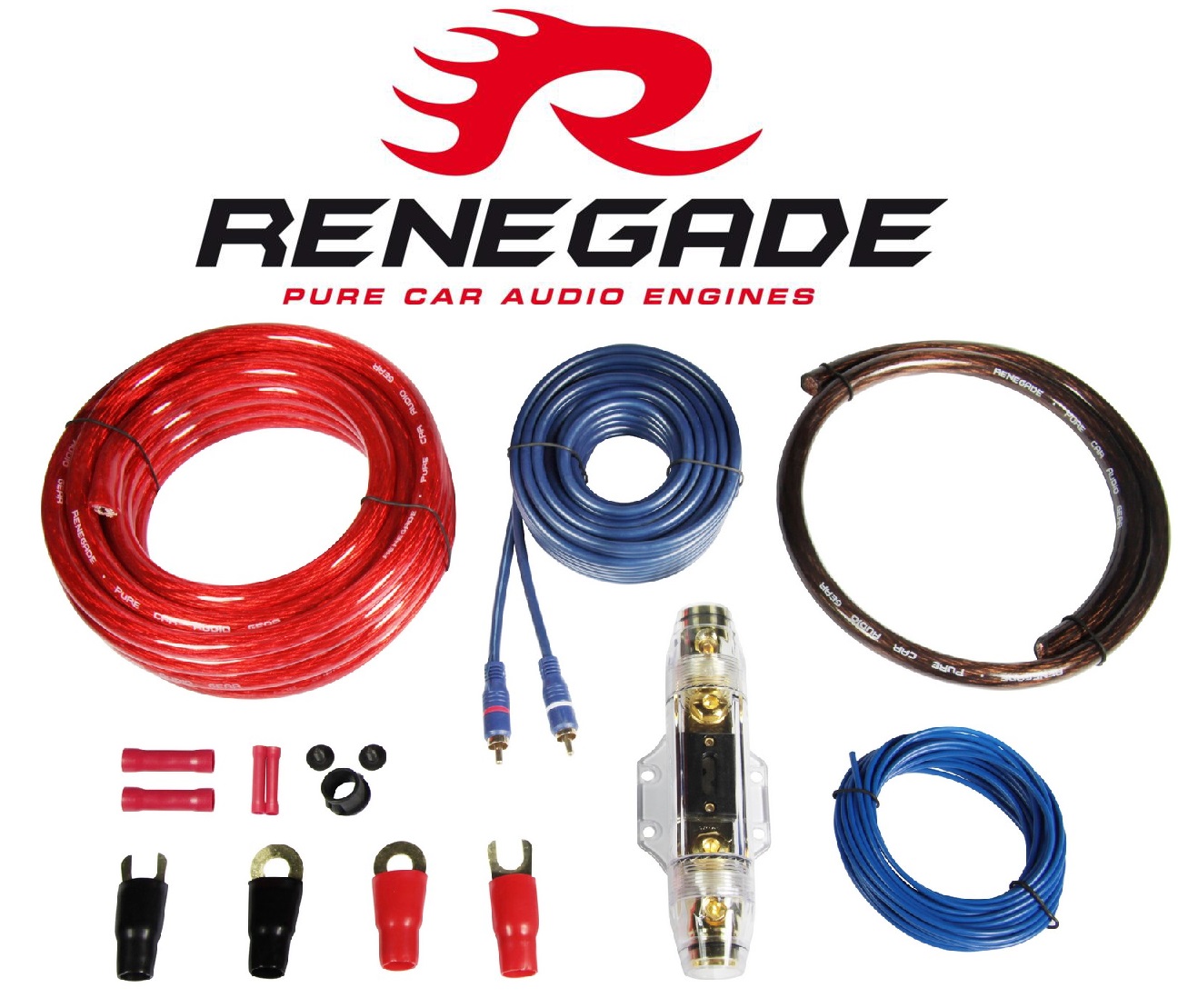 Renegade RX35KIT Verstärker Installations Kit 35mm² Anschluss Set