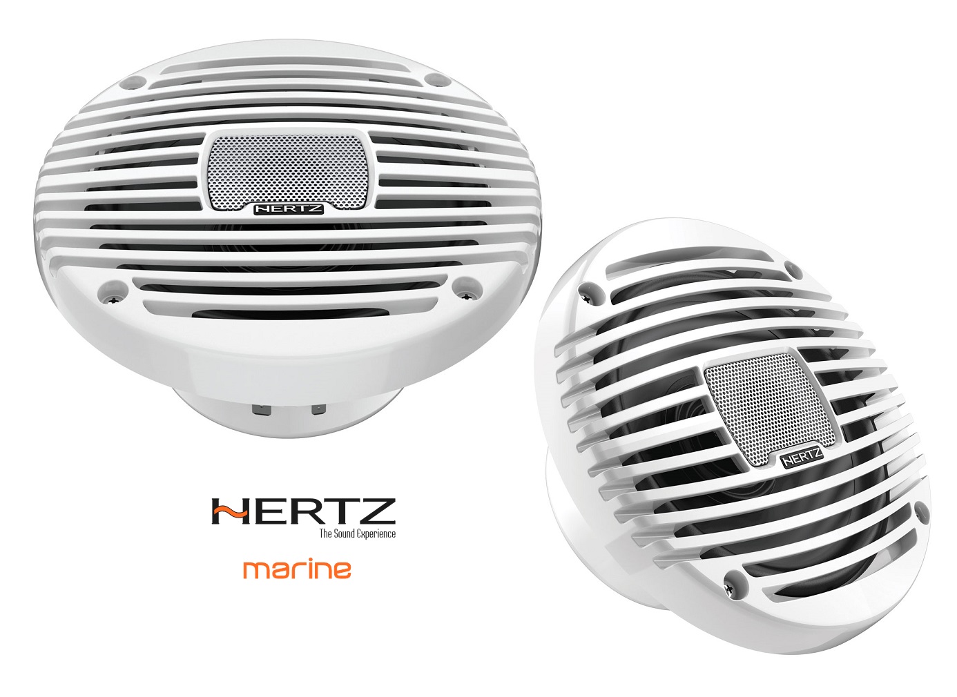 Hertz HEX 6.5 M-W MARINE 6.5" COAX SET- WHITE Marine/ Outdoor Lautsprecher 1 Paar 16,5cm