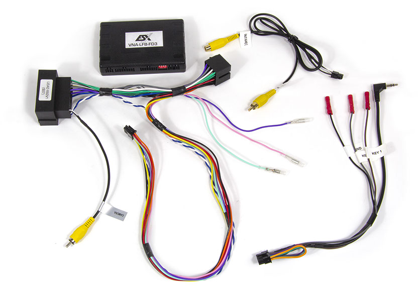ESX VNA-LFB-FD3 Lenkradfernbedienungsadapter Quadlock für Fiat Ducato , Citroen Jumper, Peugeot Boxer