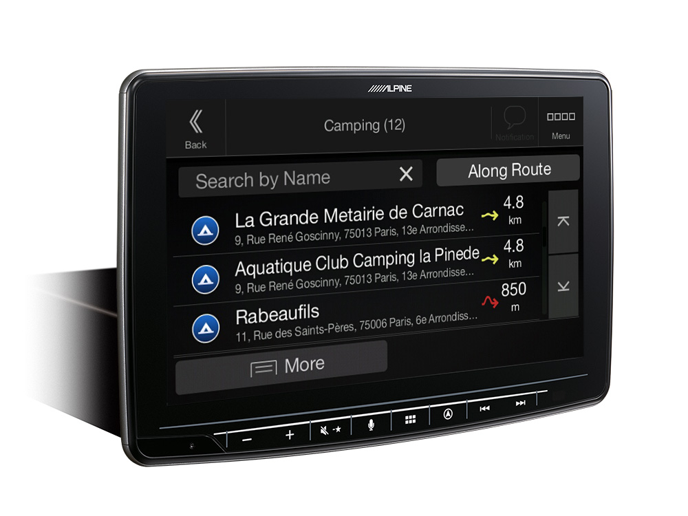 Alpine INE-F904DU8S Schwenkbares Autoradio Navigationssystem mit 9-Zoll Touchscreen für Ducato 8, 1-DIN-Einbaugehäuse, DAB+, Apple CarPlay und Android