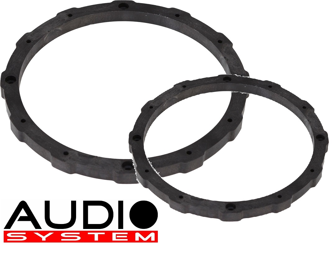 Audio System LSR165/18 Sehr stabile Lautsprecher-Aufbauringe 165mm, Höhe: 18 mm 1 Paar