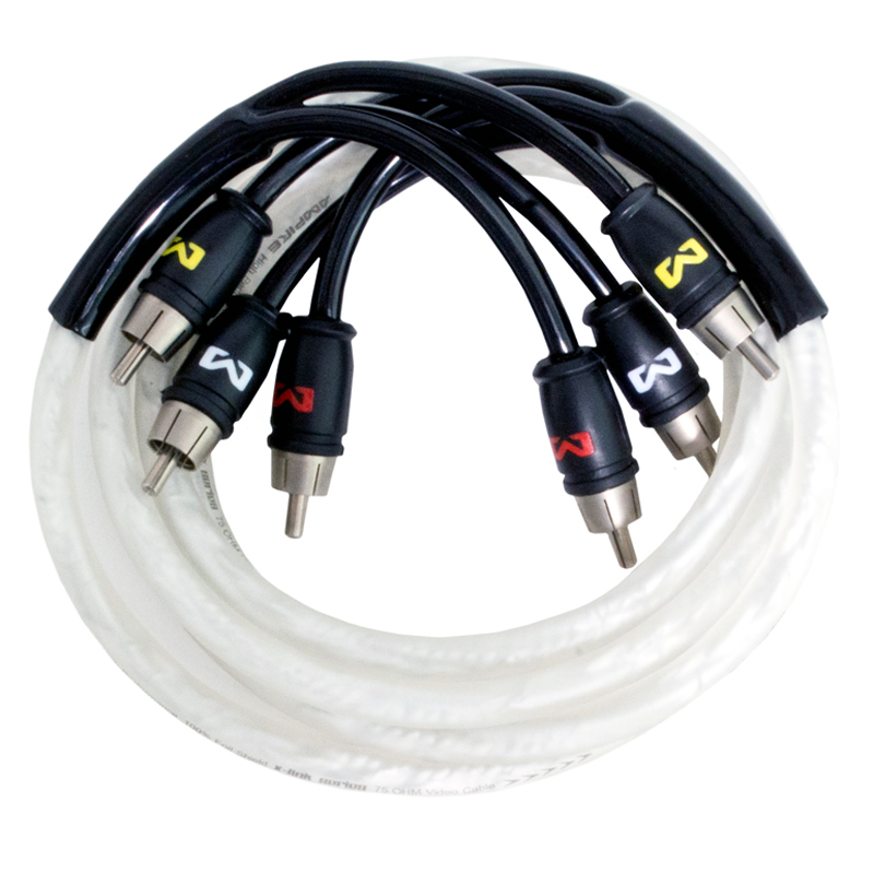 AMPIRE XAV550 AV-Kabel 550cm, 3-Kanal Audio/Video-Cinchkabel X-Link Serie 