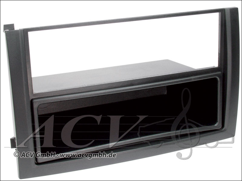 Caoutchouc Radioblende Touch Skoda Fabia DIN Double Black 